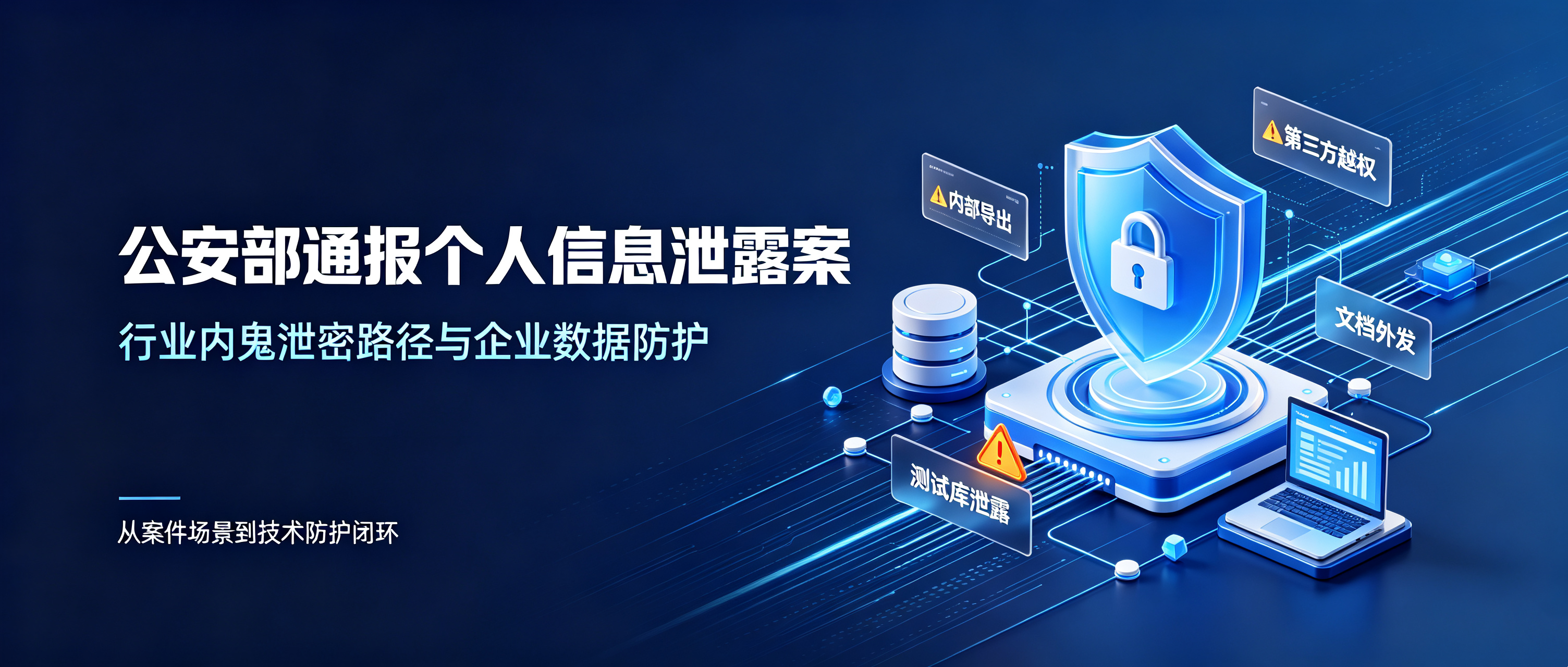 公安部通报多起个人信息泄露案｜拆解行业 “内鬼” 泄密路径与企业数据安全防护落地